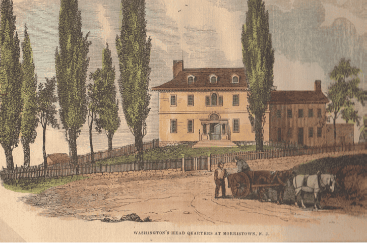 Soldiers quartered in a house